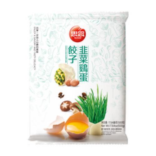 思念素水饺鸡蛋韭菜500g