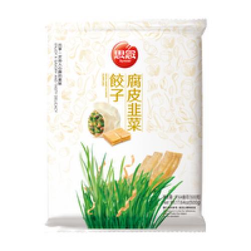 思念素水饺腐皮韭菜500g