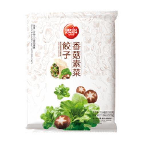 思念素水饺香菇素菜500g