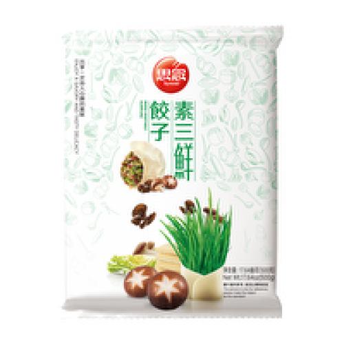 思念素水饺素三鲜500g